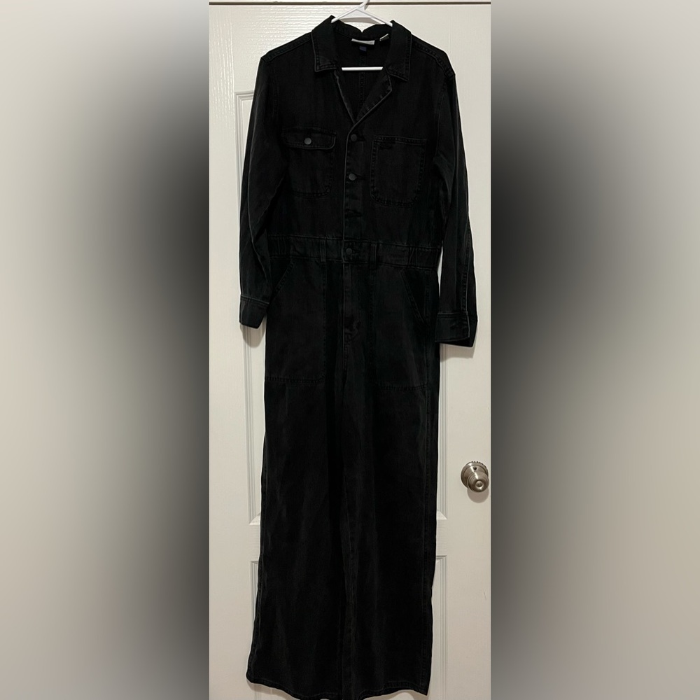 Universal Thread Black Button Up Jumpsuit - image 2